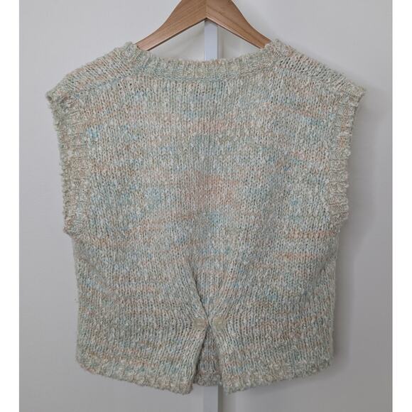 80s Sparkly Knit Sweater Vest - Picture 4 of 5
